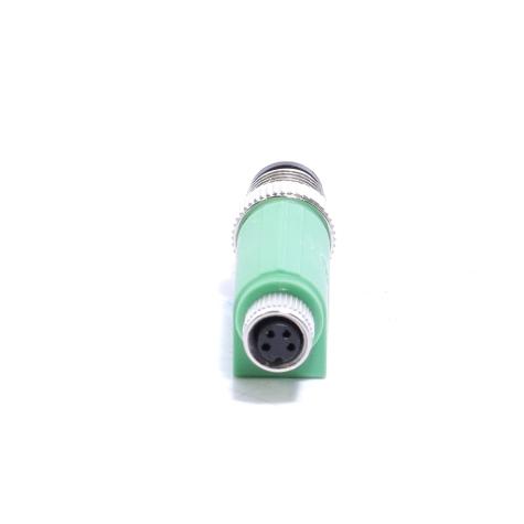Adapter Stecker gerade M12 auf Buchse gerade M8  Neu